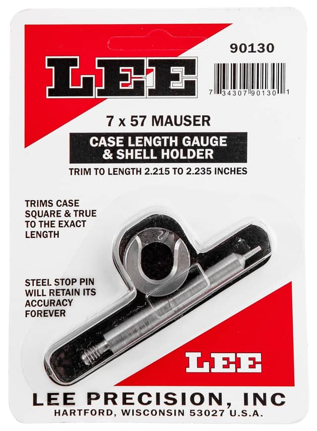 Lee Precision Case Length Gauge 7x57mm Mauser Steel 0.07 lbs - 90130 Lee Precision Case Length Gauge 7x57mm Mauser Steel 0.07 lbs - 90130