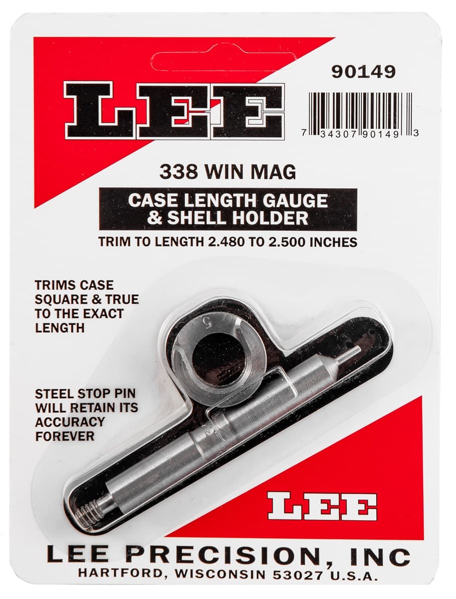 Lee Precision Case Length Gauge 338 Win Mag - 90149 Lee Precision Case Length Gauge 338 Win Mag - 90149