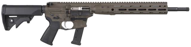 LWRC IC-9 9mm Luger 33+1 16" Black Nitride Steel Barrel, Patriot Brown Cerakote Integrated Rail Base Aluminum Receiver, 12" M-LOK Handguard, Synthetic Adjustable Stock, LWRC Ultra Combat Grip, Ambidextrous - ICR9PBC16 LWRC IC-9 9mm Luger 33+1 16" Black Nitride Steel Barrel, Patriot Brown Cerakote Integrated Rail Base Aluminum Receiver, 12" M-LOK Handguard, Synthetic Adjustable Stock, LWRC Ultra Combat Grip, Ambidextrous - ICR9PBC16