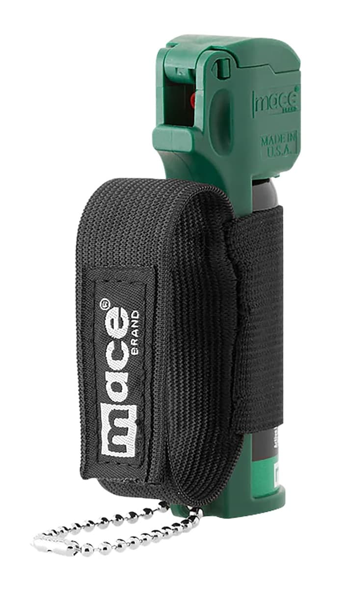 Mace Muzzle Caine Deterrent Capsaicin 20 Burst Range 10 ft .49 oz Green - 80536 Mace Muzzle Caine Deterrent Capsaicin 20 Burst Range 10 ft .49 oz Green - 80536