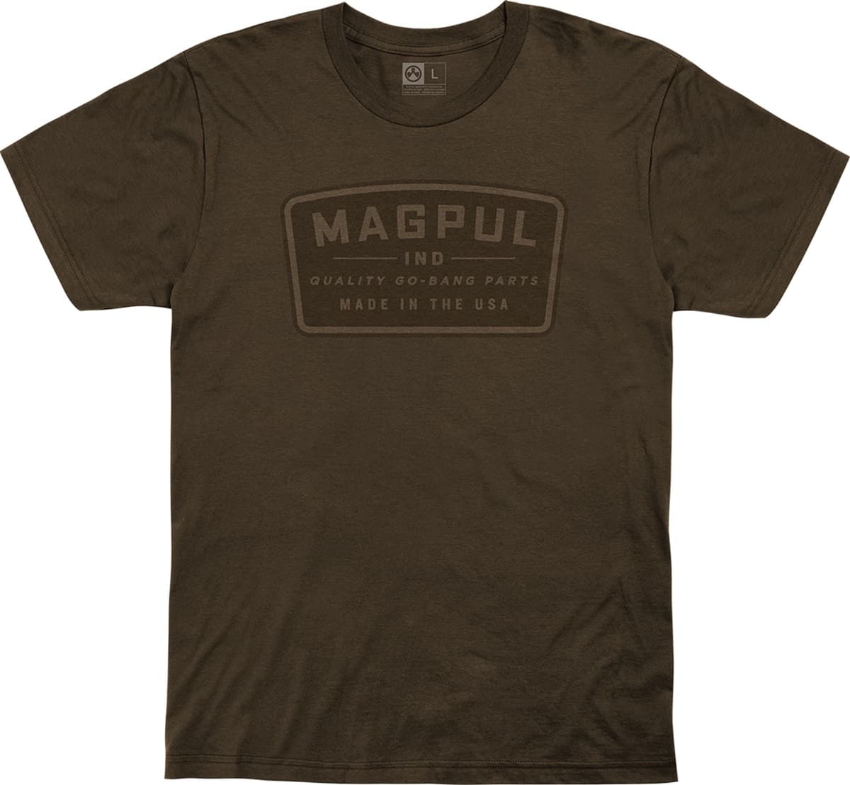 Magpul Go Bang Parts Brown Cotton Short Sleeve Small - MAG1111200S Magpul Go Bang Parts Brown Cotton Short Sleeve Small - MAG1111200S