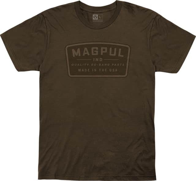 Magpul Go Bang Parts Brown Cotton Short Sleeve Small - MAG1111200S Magpul Go Bang Parts Brown Cotton Short Sleeve Small - MAG1111200S