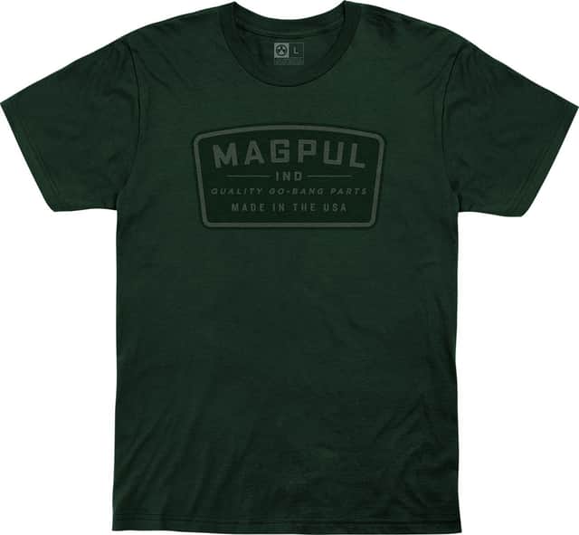 Magpul Go Bang Parts Forest Green Cotton Short Sleeve Small - MAG1111301S Magpul Go Bang Parts Forest Green Cotton Short Sleeve Small - MAG1111301S