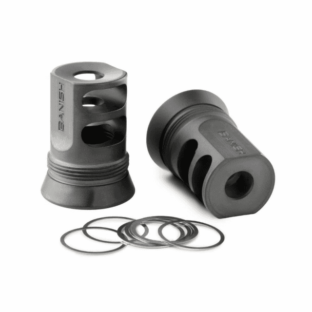 Banish(silencer Central) Muzzle Brake Banish 30 Gold/46 5/8x24 - 4673 Banish(silencer Central) Muzzle Brake Banish 30 Gold/46 5/8x24 - 4673