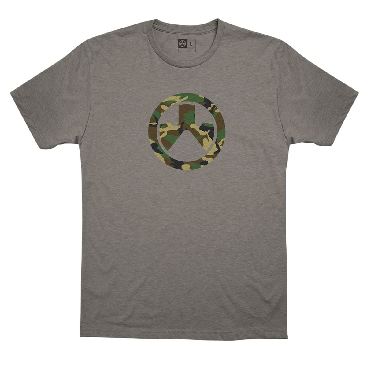Magpul Icon Logo CVC Stone Gray Cotton/Polyester Short Sleeve Small - MAG1225039S Magpul Icon Logo CVC Stone Gray Cotton/Polyester Short Sleeve Small - MAG1225039S