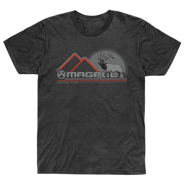 Magpul Wapiti Charcoal Heather Cotton/Polyester Short Sleeve Small - MAG1234011S Magpul Wapiti Charcoal Heather Cotton/Polyester Short Sleeve Small - MAG1234011S