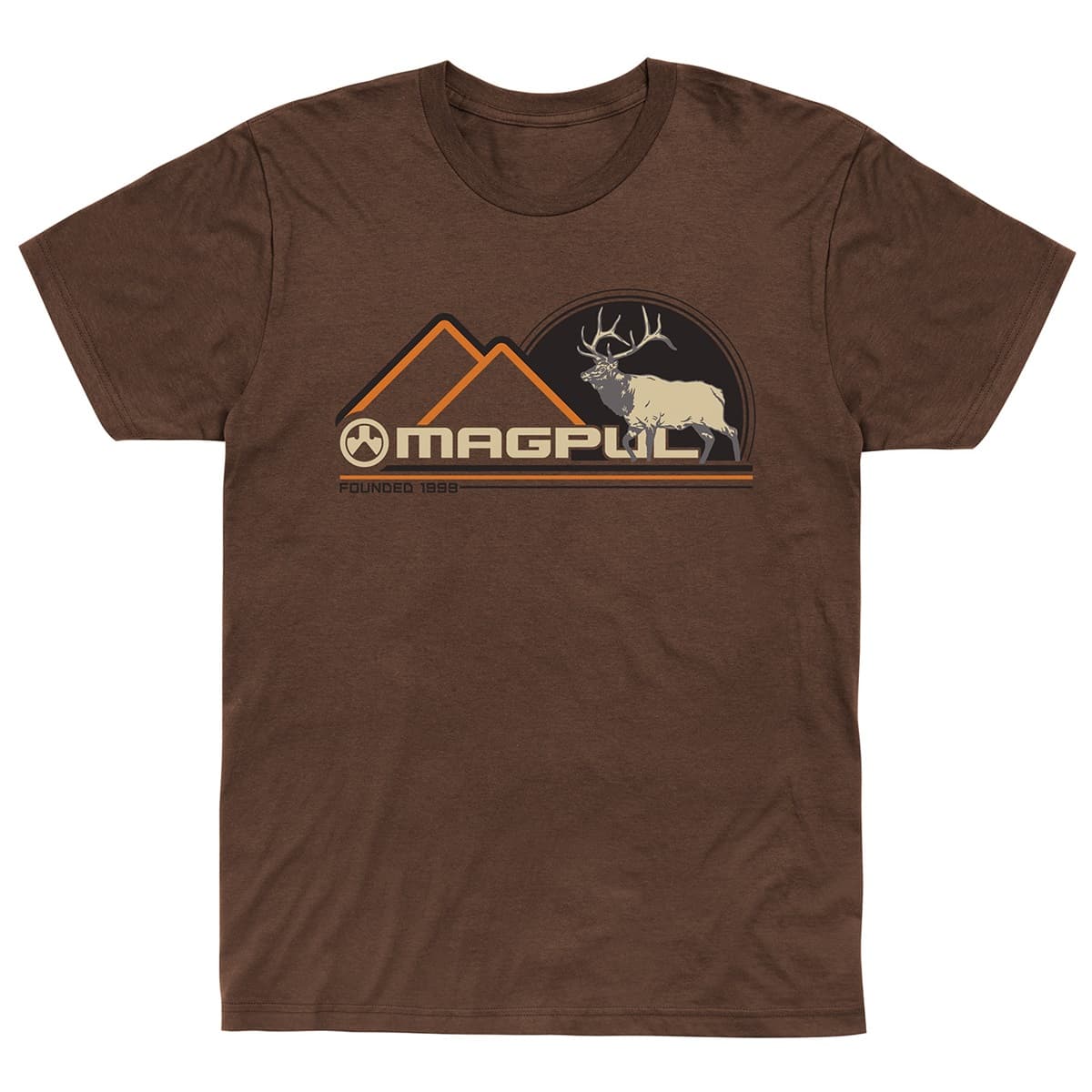 Magpul Wapiti Brown Heather Cotton/Polyester Short Sleeve Small - MAG1234203S Magpul Wapiti Brown Heather Cotton/Polyester Short Sleeve Small - MAG1234203S
