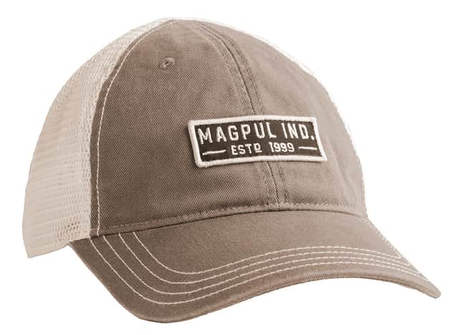 Magpul Established Garment Trucker Hat Driftwood Adjustable Snapback OSFA Embroidered Patch - MAG1260252 Magpul Established Garment Trucker Hat Driftwood Adjustable Snapback OSFA Embroidered Patch - MAG1260252
