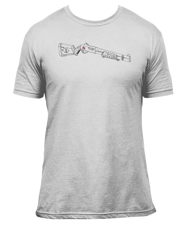 Magpul SGA Blueprint Stone Gray Heather Cotton/Polyester Short Sleeve Small - MAG1278041S Magpul SGA Blueprint Stone Gray Heather Cotton/Polyester Short Sleeve Small - MAG1278041S