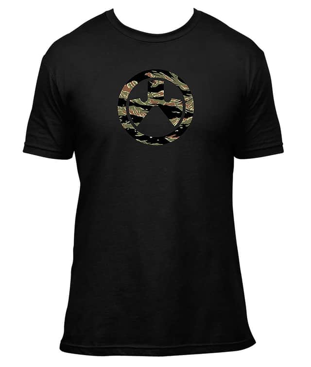 Magpul Tiger Stripe Icon Black Cotton/Polyester Short Sleeve Small - MAG1292001S Magpul Tiger Stripe Icon Black Cotton/Polyester Short Sleeve Small - MAG1292001S