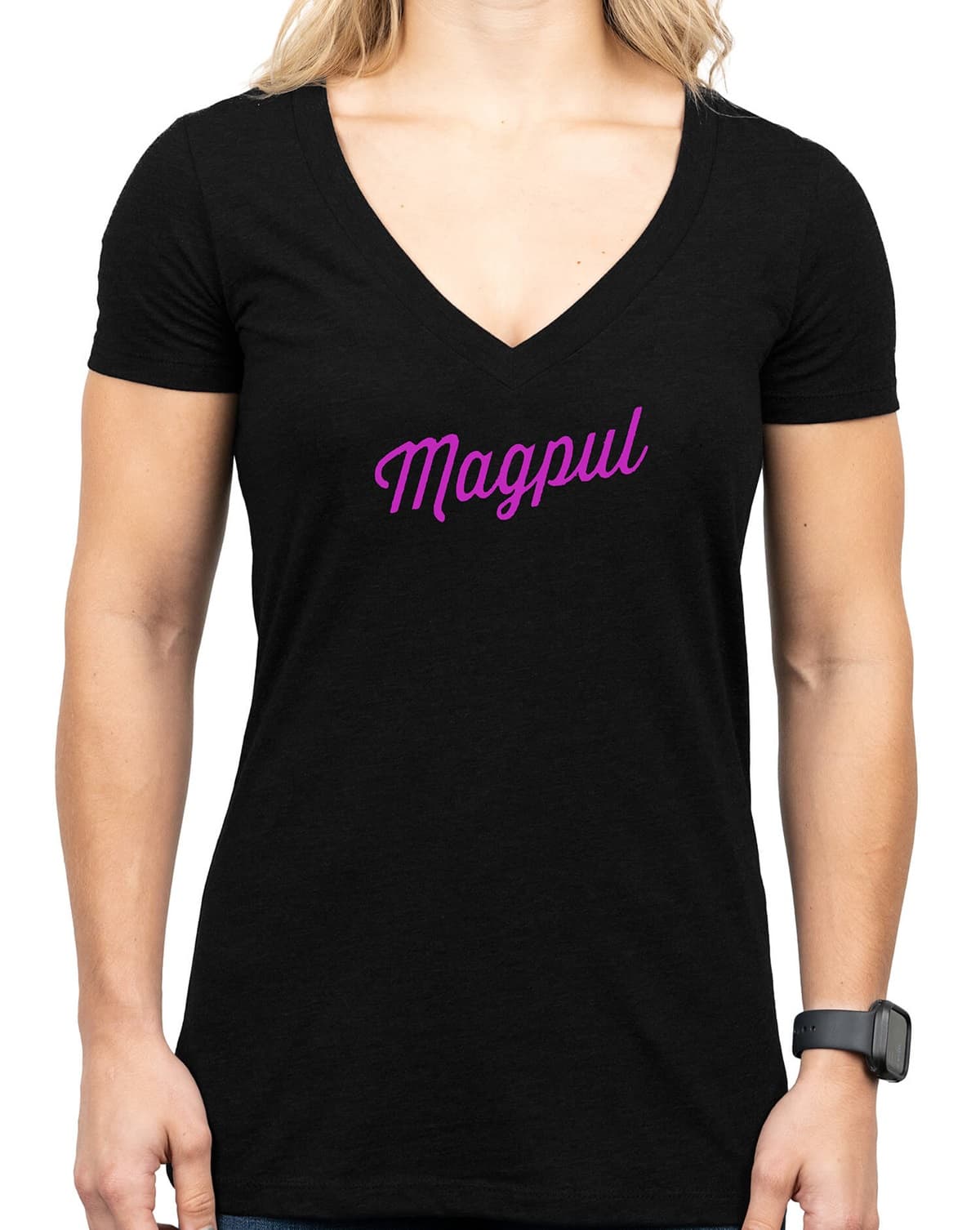 Magpul Rover Script Women's Black Cotton/Polyester Short Sleeve Small - MAG1336001S Magpul Rover Script Women's Black Cotton/Polyester Short Sleeve Small - MAG1336001S