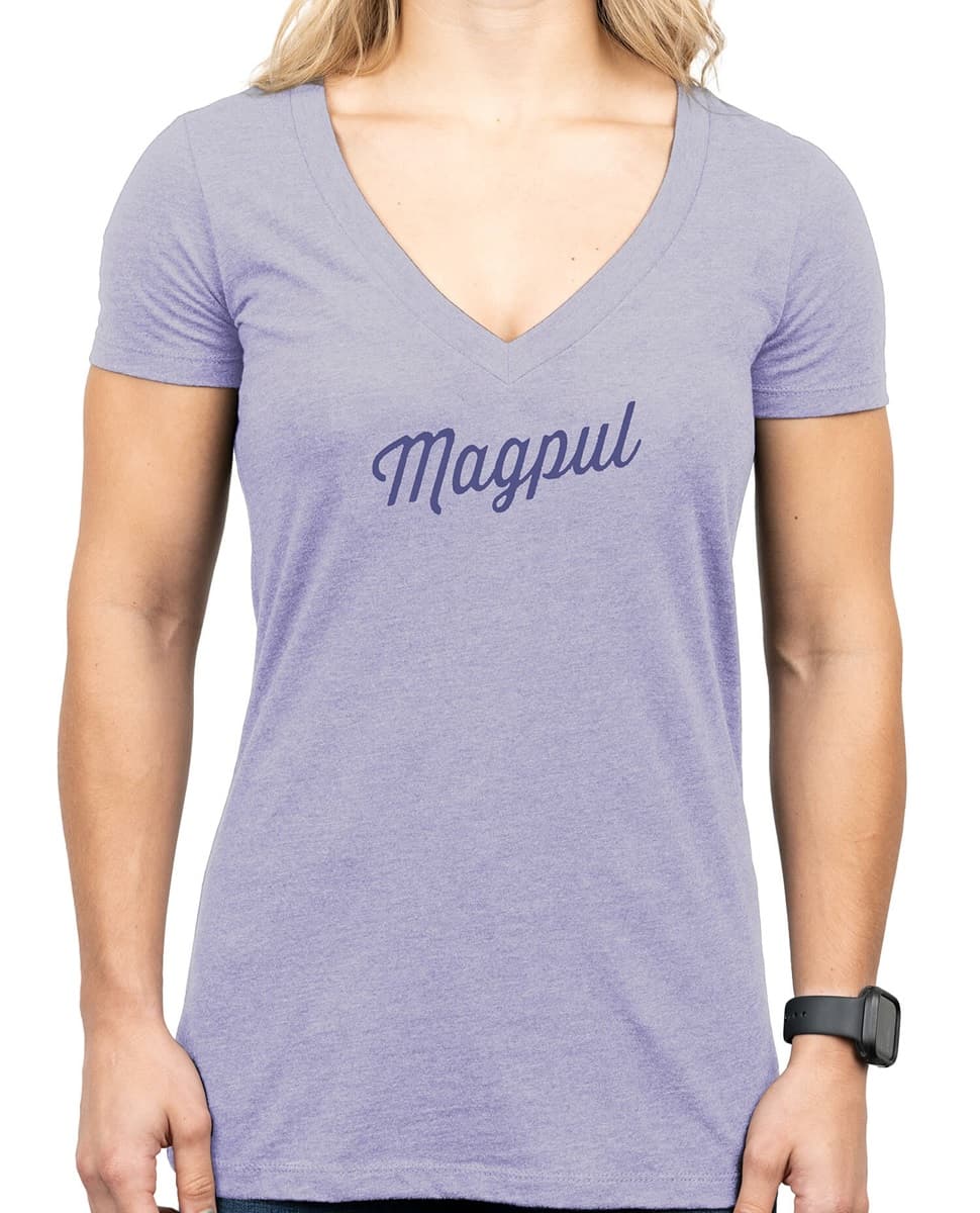 Magpul Rover Script Women's Orchid Heather Cotton/Polyester Short Sleeve XL - MAG1336530XL Magpul Rover Script Women's Orchid Heather Cotton/Polyester Short Sleeve XL - MAG1336530XL