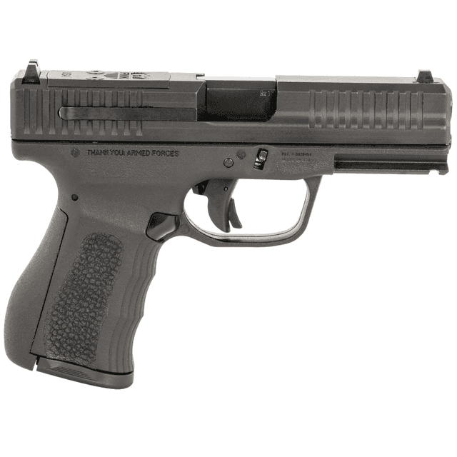 FMK G3 9mm Luger Pistol with 4" Stainless Steel Barrel, Optic Cut Slide, Black Polymer Frame - FMKG49BSS FMK G3 9mm Luger Pistol with 4" Stainless Steel Barrel, Optic Cut Slide, Black Polymer Frame - FMKG49BSS