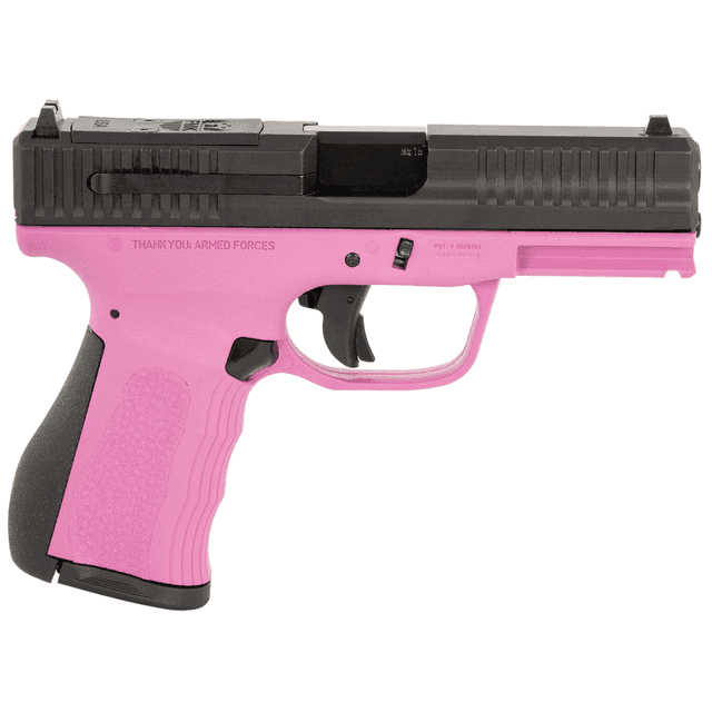 FMK G3 9mm Luger Pistol with 4" Stainless Steel Barrel, Optic Cut Slide, Pink Polymer Frame - FMKG49PK FMK G3 9mm Luger Pistol with 4" Stainless Steel Barrel, Optic Cut Slide, Pink Polymer Frame - FMKG49PK