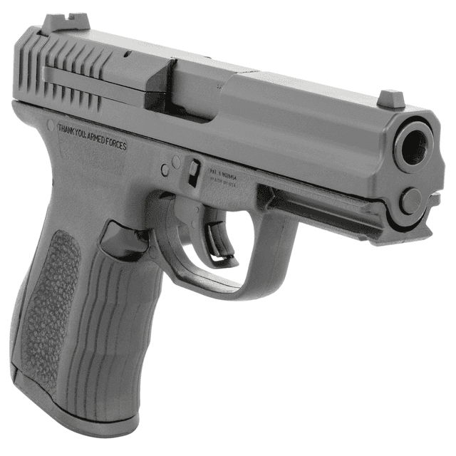 FMK 9C1 G2 9mm Luger Pistol CA/MA Compliant with 4" Barrel, Black Polymer Frame, Serrated Carbon Steel Slide - G9C1G2BSSCM FMK 9C1 G2 9mm Luger Pistol CA/MA Compliant with 4" Barrel, Black Polymer Frame, Serrated Carbon Steel Slide - G9C1G2BSSCM