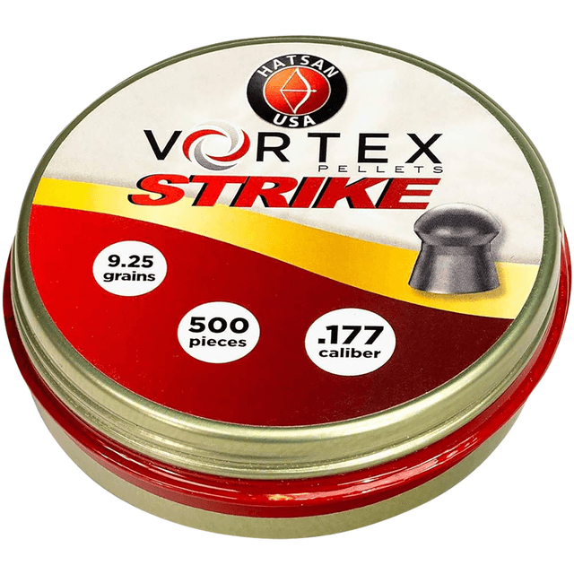 Hatsan Vortex Strike .177 Lead Domed Pellets, 500 Count - HA90640 Hatsan Vortex Strike .177 Lead Domed Pellets, 500 Count - HA90640