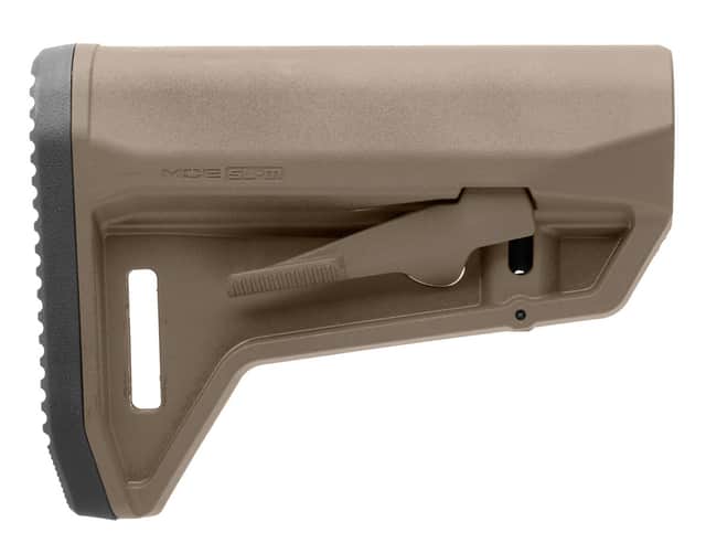 Magpul MOE SL-M Carbine Stock Flat Dark Earth Synthetic for Mil-Spec AR-Platform - MAG1242FDE Magpul MOE SL-M Carbine Stock Flat Dark Earth Synthetic for Mil-Spec AR-Platform - MAG1242FDE
