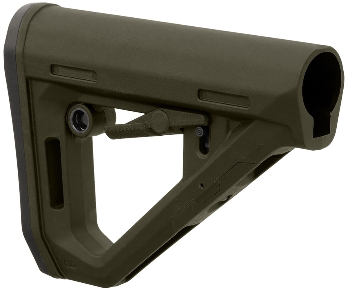 Magpul DT Carbine Stock Olive Drab Green Synthetic for AR-15, M16, M4 with Mil-Spec Tube (Tube Not Included) - MAG1377ODG Magpul DT Carbine Stock Olive Drab Green Synthetic for AR-15, M16, M4 with Mil-Spec Tube (Tube Not Included) - MAG1377ODG