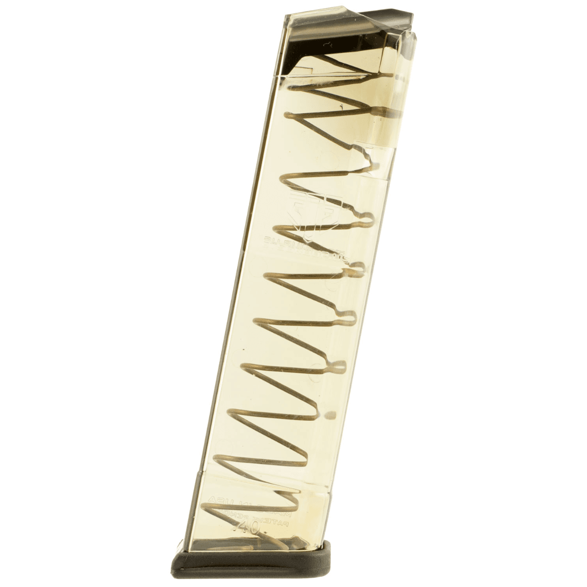 ETS Group Competition Legal 19rd Magazine for .40 S&W, Compatible with Glock 22/23/24/27/35 Gen 1-4, Clear Polymer - GLK22140 ETS Group Competition Legal 19rd Magazine for .40 S&W, Compatible with Glock 22/23/24/27/35 Gen 1-4, Clear Polymer - GLK22140