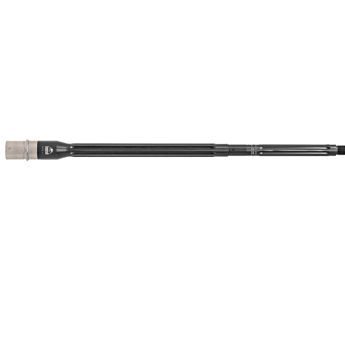 Faxon Firearms Match Series .308 Win 20" Heavy Fluted Target Crown Barrel, QPQ Black Nitride 416R Stainless Steel, Fits AR-10 - 10B810R20FHQ5RNP3 Faxon Firearms Match Series .308 Win 20" Heavy Fluted Target Crown Barrel, QPQ Black Nitride 416R Stainless Steel, Fits AR-10 - 10B810R20FHQ5RNP3