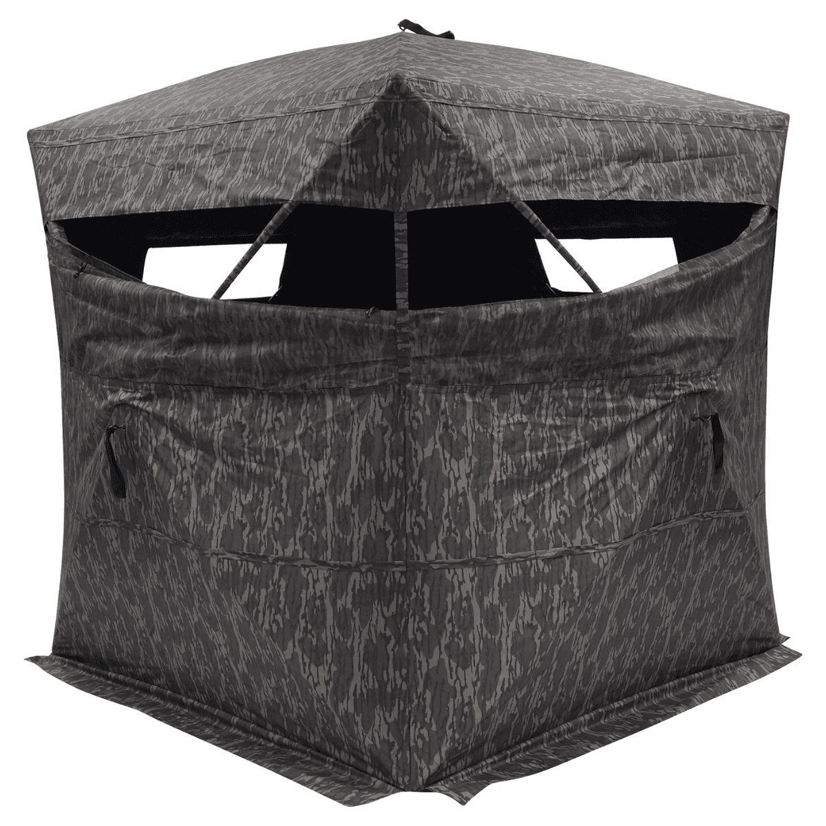 Rhino Blinds Hybrid R150, 5-Hub, Mossy Oak Bottomland, 150 Denier/Mesh, 58" x 58", 65" High - R150MBL Rhino Blinds Hybrid R150, 5-Hub, Mossy Oak Bottomland, 150 Denier/Mesh, 58" x 58", 65" High - R150MBL