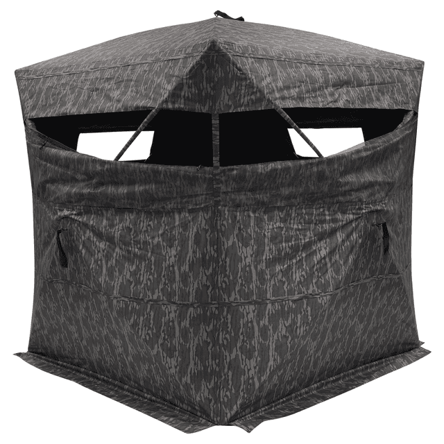 Rhino Blinds Hybrid R150, 5-Hub, Mossy Oak Bottomland, 150 Denier/Mesh, 58" x 58", 65" High - R150MBL Rhino Blinds Hybrid R150, 5-Hub, Mossy Oak Bottomland, 150 Denier/Mesh, 58" x 58", 65" High - R150MBL