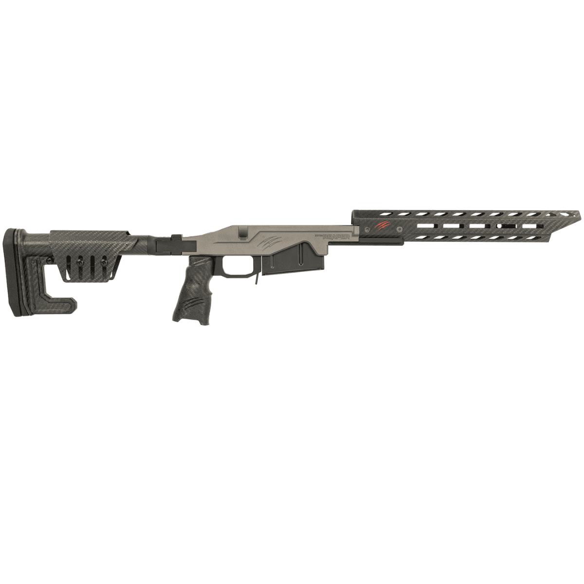 Fierce Long Action Chassis Kit, Tungsten - LACHSTU Fierce Long Action Chassis Kit, Tungsten - LACHSTU