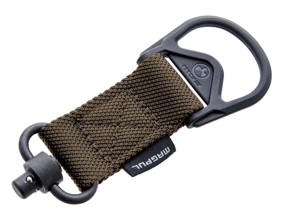 Magpul MS1/MS3 QD Sling Adapter made of Steel with Maganese Phosphate Coyote Finish, Polymer Hardware, Nylon 1.25" Webbing & Two to One-Point Design for AR-15, M4, M16, AK-Platform & AKM - MAG517COY Magpul MS1/MS3 QD Sling Adapter made of Steel with Maganese Phosphate Coyote Finish, Polymer Hardware, Nylon 1.25" Webbing & Two to One-Point Design for AR-15, M4, M16, AK-Platform & AKM - MAG517COY