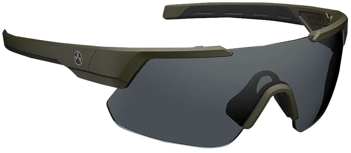 Magpul Defiant Eyewear Gray Lens OD Green Frame - MAG104413151100 Magpul Defiant Eyewear Gray Lens OD Green Frame - MAG104413151100