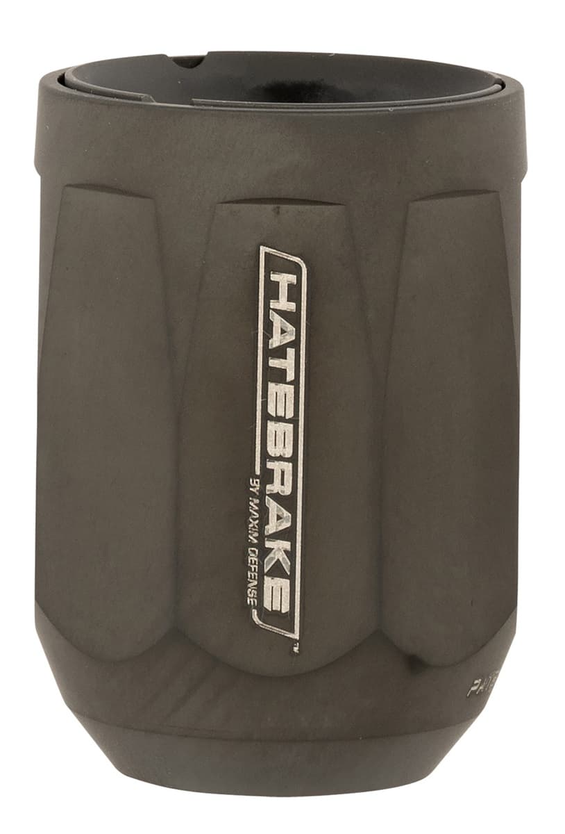 Maxim Defense Hate Brake 30 Cal (7.62mm), 5/8"-24 tpi, 1.50" D Black DLC Stainless Steel - MXM47709 Maxim Defense Hate Brake 30 Cal (7.62mm), 5/8"-24 tpi, 1.50" D Black DLC Stainless Steel - MXM47709