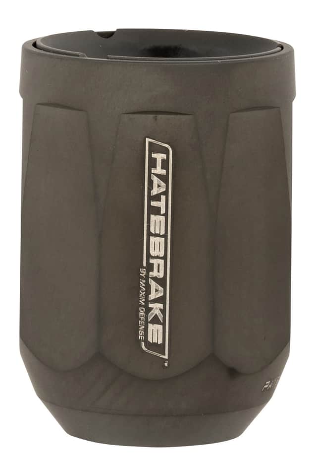 Maxim Defense Hate Brake 30 Cal (7.62mm), 5/8"-24 tpi, 1.50" D Black DLC Stainless Steel - MXM47709 Maxim Defense Hate Brake 30 Cal (7.62mm), 5/8"-24 tpi, 1.50" D Black DLC Stainless Steel - MXM47709