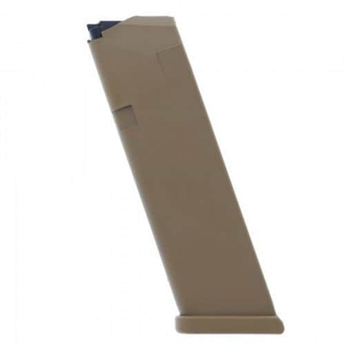 Glock 47487 G17/19 17rd 9mm Luger Fits Glock 17/19X Coyote Tan Polymer Glock 47487 G17/19 17rd 9mm Luger Fits Glock 17/19X Coyote Tan Polymer