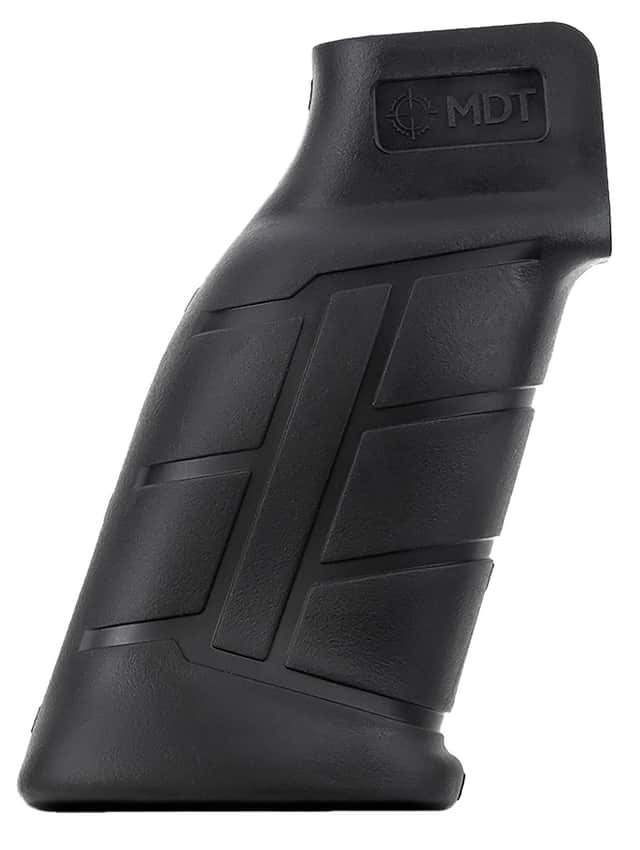 Mdt Sporting Goods Inc Elite Pistol Grip Black Polymer, Integrated Palm Swell, Fits AR Platform - 103419BLK Mdt Sporting Goods Inc Elite Pistol Grip Black Polymer, Integrated Palm Swell, Fits AR Platform - 103419BLK