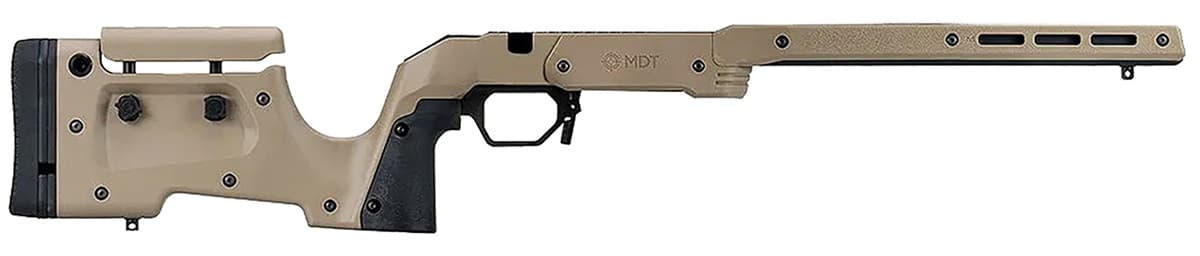 Mdt Sporting Goods Inc XRS Chassis FDE Aluminum Core with Polymer Panels, Adj. Cheekrest, M-LOK Forend, Interchangeable Grips, AICS Mag Compatible, Fits Short Action Howa 1500 - 104690FDE Mdt Sporting Goods Inc XRS Chassis FDE Aluminum Core with Polymer Panels, Adj. Cheekrest, M-LOK Forend, Interchangeable Grips, AICS Mag Compatible, Fits Short Action Howa 1500 - 104690FDE