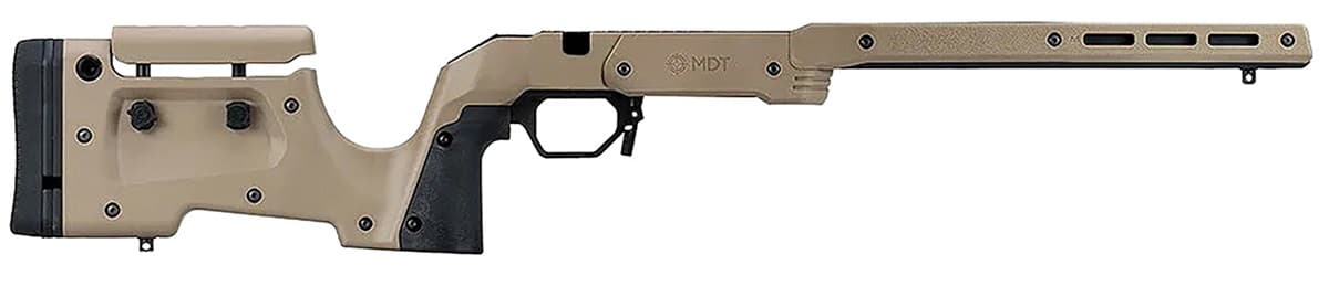 Mdt Sporting Goods Inc XRS Chassis FDE Aluminum Core with Polymer Panels, Adj. Cheekrest, M-LOK Forend, Interchangeable Grips, AICS Mag Compatible, Fits Short Action Savage - 104692FDE Mdt Sporting Goods Inc XRS Chassis FDE Aluminum Core with Polymer Panels, Adj. Cheekrest, M-LOK Forend, Interchangeable Grips, AICS Mag Compatible, Fits Short Action Savage - 104692FDE