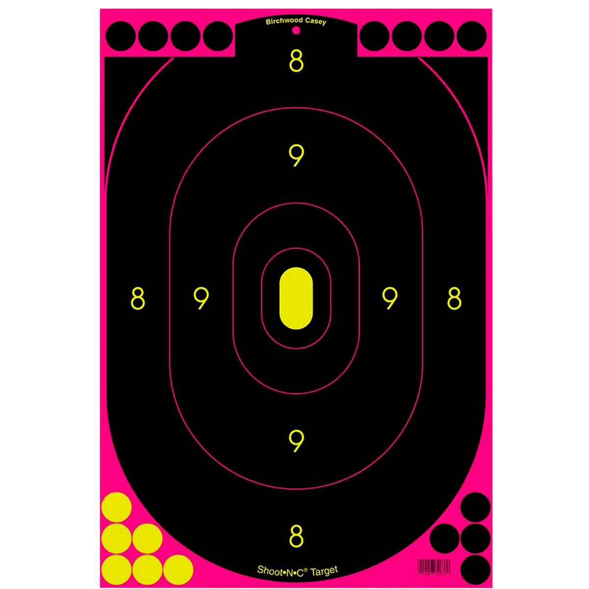 Birchwood Casey Shoot-N-C Reactive Target Oval - 34635 Birchwood Casey Shoot-N-C Reactive Target Oval - 34635