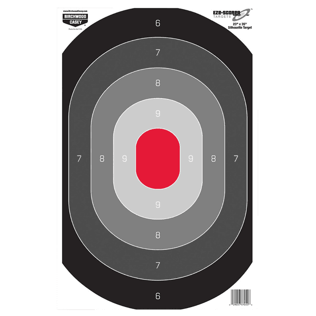 Birchwood Casey EZE-Scorer Silhouette Oval Target - 37053 Birchwood Casey EZE-Scorer Silhouette Oval Target - 37053