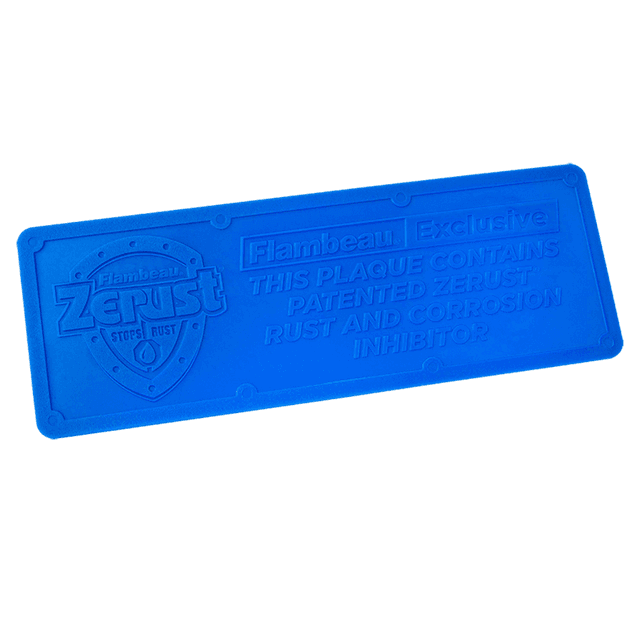 Flambeau Zerust Plaque - Protects Against Corrosion/Rust - 6649ZR Flambeau Zerust Plaque - Protects Against Corrosion/Rust - 6649ZR