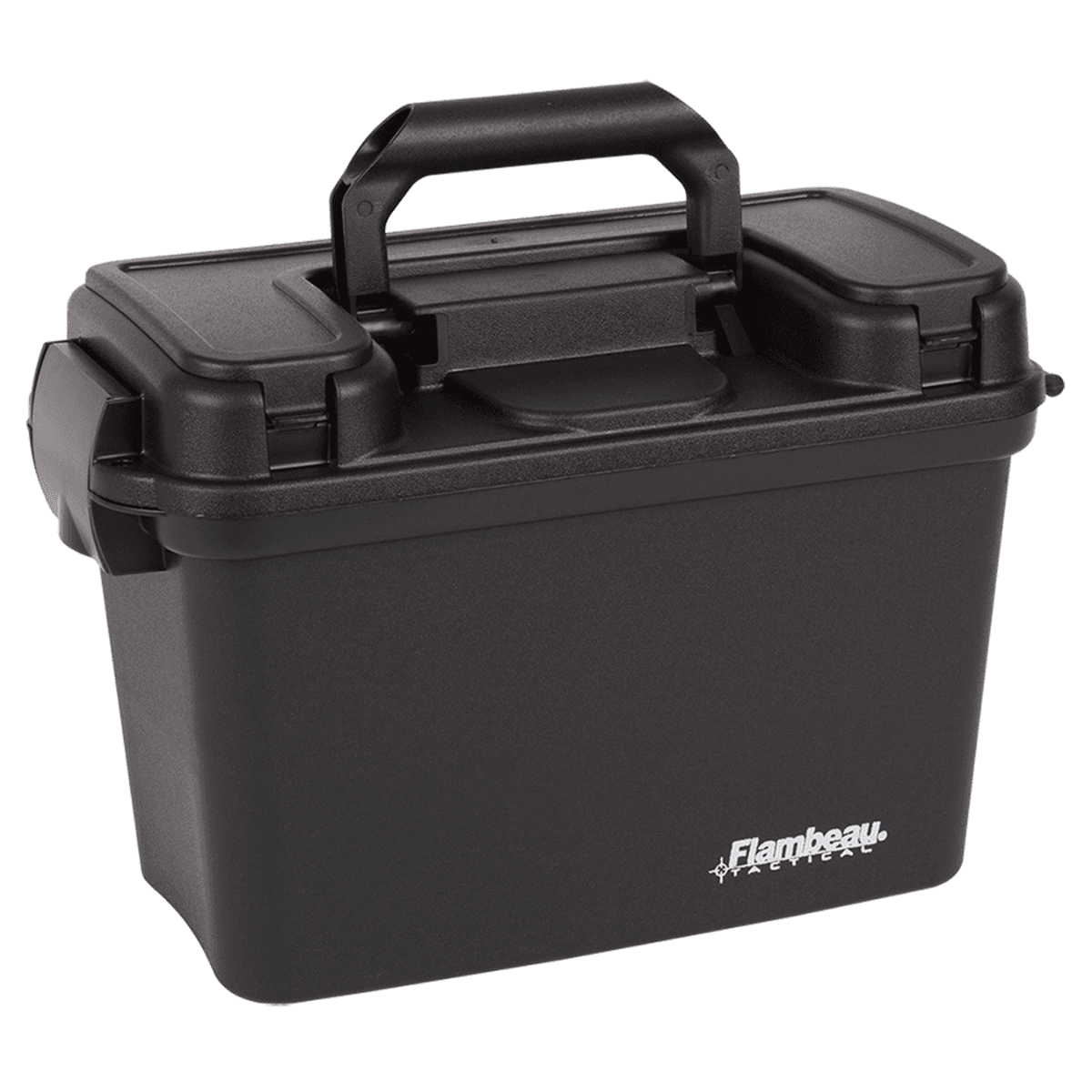 Flambeau Tactical Dry Box with Removable Tray & Storage Compartment Black Polymer (13" L x 6.50" W x 8.25" D Interior) - 6430SD Flambeau Tactical Dry Box with Removable Tray & Storage Compartment Black Polymer (13" L x 6.50" W x 8.25" D Interior) - 6430SD