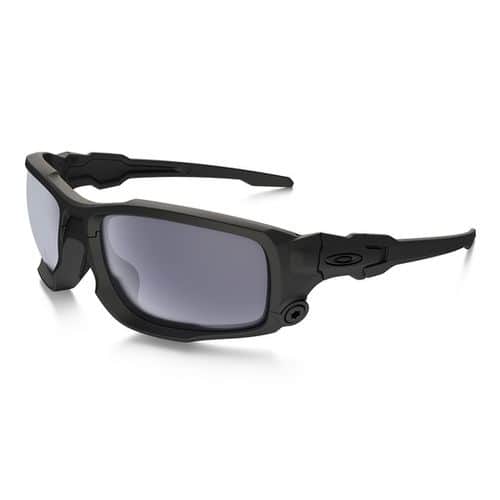 Oakley Standard Issue Ballistic Shocktube Matte Black Sunglasses with Gray Lens Oakley Standard Issue Ballistic Shocktube Matte Black Sunglasses with Gray Lens