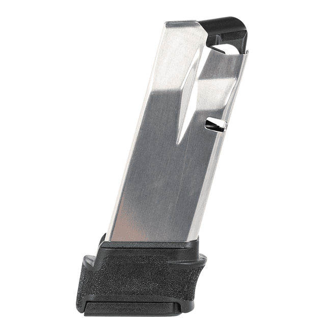 Springfield Armory HC5915 Hellcat 15rd Extended Floorplate 9mm Luger SS/Black Steel Magazine Springfield Armory HC5915 Hellcat 15rd Extended Floorplate 9mm Luger SS/Black Steel Magazine