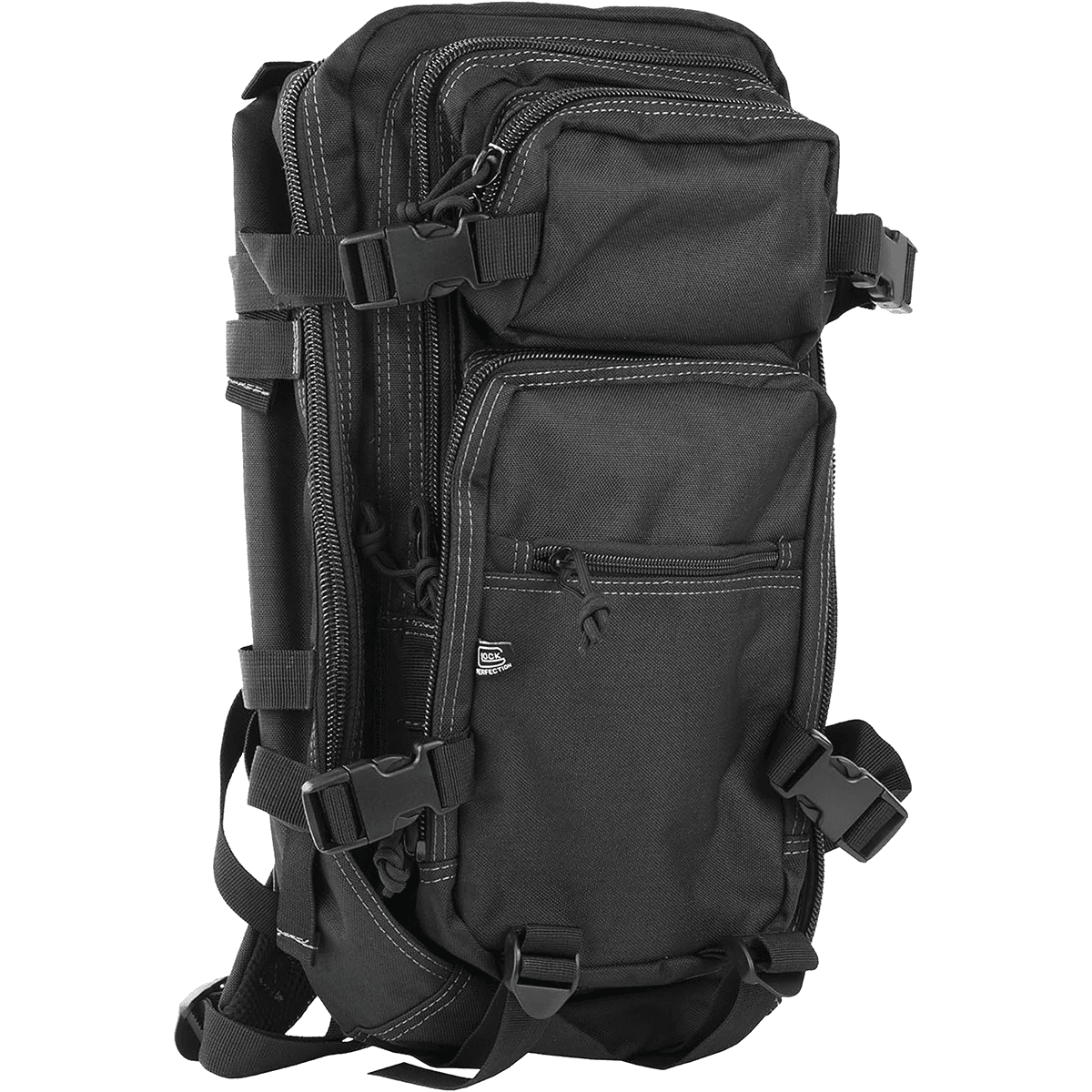 Glock AS02000 Multi-Purpose 3-1 Black Polyester w/ 4 Compartments & Multi-Position EDC Back Pack Holster Glock AS02000 Multi-Purpose 3-1 Black Polyester w/ 4 Compartments & Multi-Position EDC Back Pack Holster