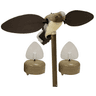 Mojo Outdoors HW2548 Voodoo/2 Flock A Flickers Exclusive Brown/White 2 Per Pack Mojo Outdoors HW2548 Voodoo/2 Flock A Flickers Exclusive Brown/White 2 Per Pack