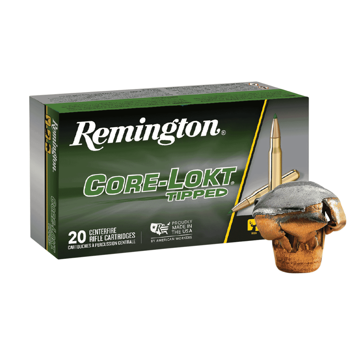 Remington Ammunition 29019 Core-Lokt Tipped 270Win 130gr Core-Lokt Tipped 20 Per Box Remington Ammunition 29019 Core-Lokt Tipped 270Win 130gr Core-Lokt Tipped 20 Per Box