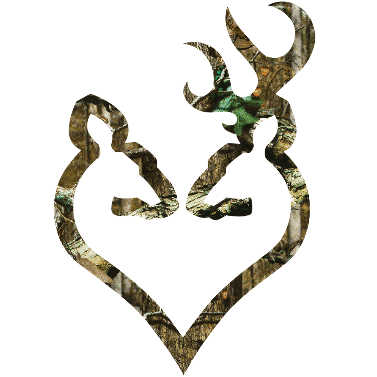 Browning Buck Heart Decal - 3922290620 Browning Buck Heart Decal - 3922290620