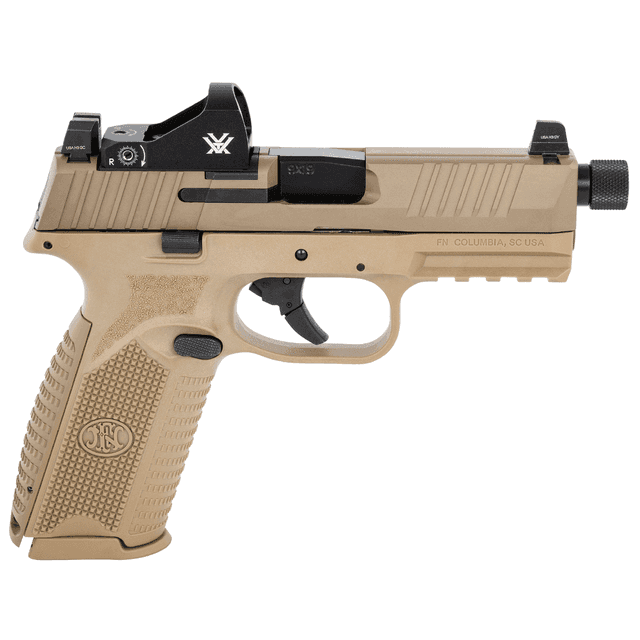 FN 509 Tactical 9mm 17+1/24+1 FDE Includes Viper Red Dot Semi-Automatic Handgun FN 509 Tactical 9mm 17+1/24+1 FDE Includes Viper Red Dot Semi-Automatic Handgun