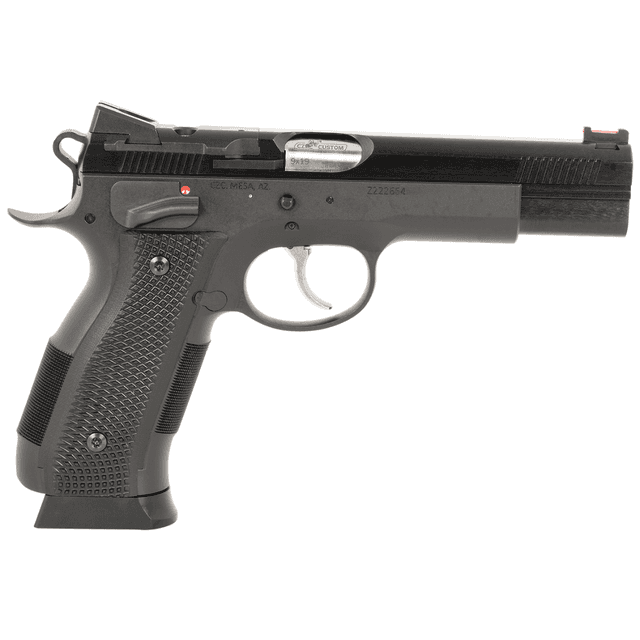 CZ-USA A01-SD Custom 9mm Luger 19+1 4.93" Blued Match Grade Bull Barrel - 91732 CZ-USA A01-SD Custom 9mm Luger 19+1 4.93" Blued Match Grade Bull Barrel - 91732