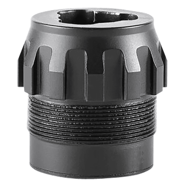 Dead Air P-Series 3-Lug Adapter Black Stainless Steel, Fits Primal/Wolfman/Ghost .45 with P-Series Adapter - DA444 Dead Air P-Series 3-Lug Adapter Black Stainless Steel, Fits Primal/Wolfman/Ghost .45 with P-Series Adapter - DA444
