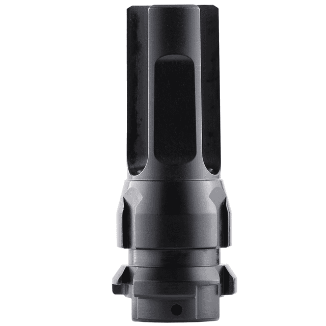 Dead Air KeyMo Flash Hider, 22 Cal, Black Nitride, 4140 HT Alloy Steel, 1/2"-28 Threads, 2.70" OAL - DA306 Dead Air KeyMo Flash Hider, 22 Cal, Black Nitride, 4140 HT Alloy Steel, 1/2"-28 Threads, 2.70" OAL - DA306