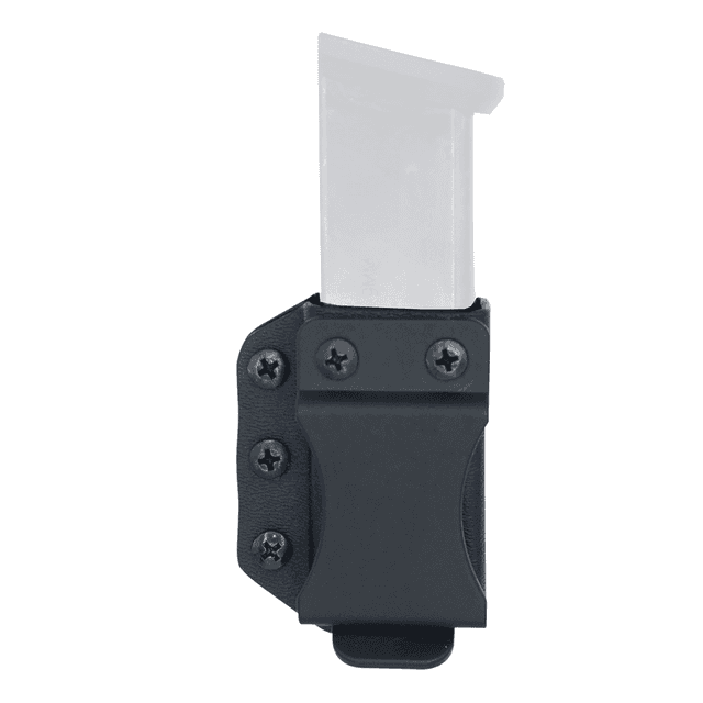 DeSantis Gunhide Persuader Mag Pouch – IWB/OWB, Black Kydex, Belt Clip, Compatible with Sig P365, Kimber R7 Mako, Ambidextrous - A100KJKKZ0 DeSantis Gunhide Persuader Mag Pouch – IWB/OWB, Black Kydex, Belt Clip, Compatible with Sig P365, Kimber R7 Mako, Ambidextrous - A100KJKKZ0